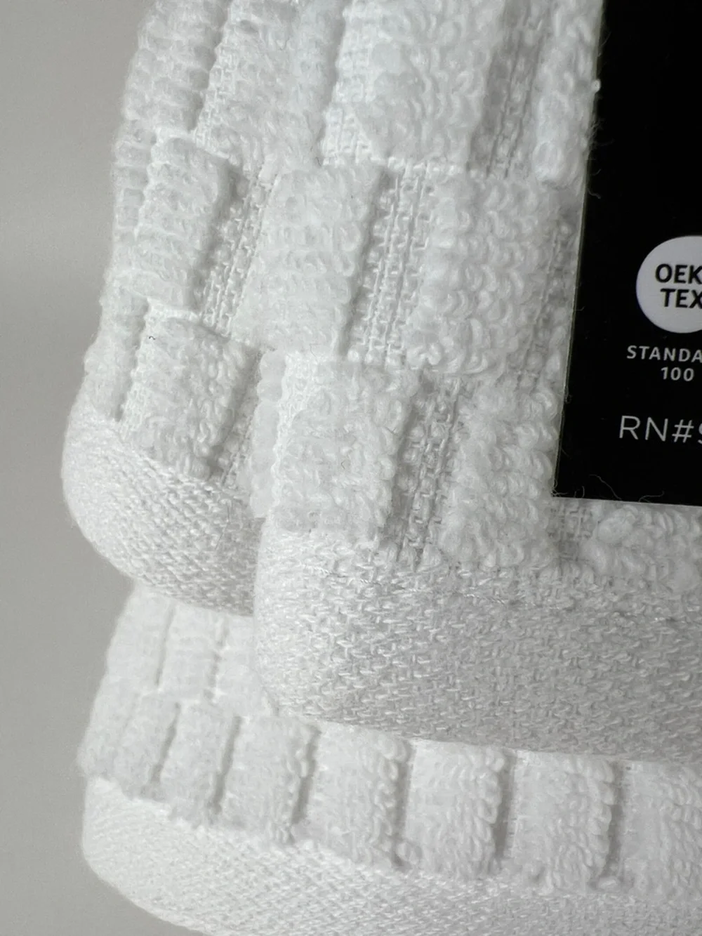 Dwell Studio Bath Towel Set 6 PC White Quick Dry 100% Zero Twist Cotton NEW